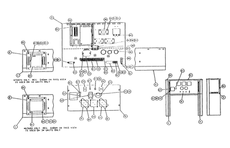 Control Panel Diagram and Parts List for 0591-1  Generac Generator