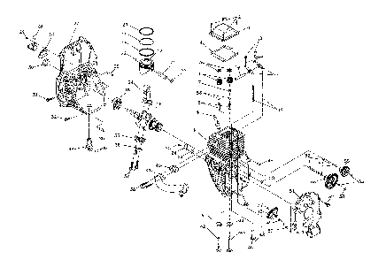 Engine Diagram and Parts List for IX2000-5793-0  Generac Generator