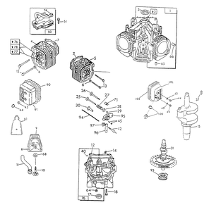 Gn-570 Engine Ii Diagram and Parts List for 0789-1  Generac Generator