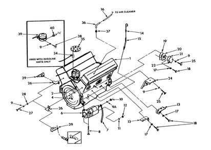 Liter Engine 5.7 (Part 1) Diagram and Parts List for 9303-6  Generac Generator