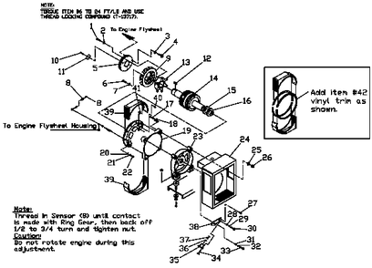Ev Altrntr Daytn Diagram and Parts List for 0009152 (2172973 - 3218293)(2014) Generac Generator