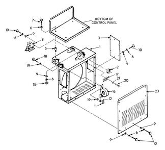 Ac Connection Panel Diagram and Parts List for 9303-4  Generac Generator
