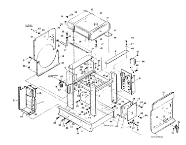 Part Location Diagram of 51797 Generac Bracket, Fuel Filter