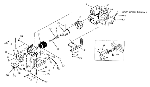 Generator Sv 2400 Diagram and Parts List for SV2400 (0415-0)(0415-0) Generac Generator