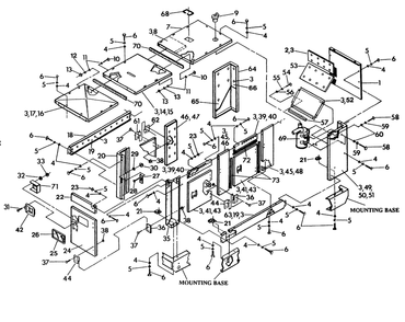 Compartment Diagram and Parts List for 9469-3  Generac Generator