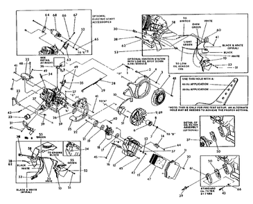 Engine Trim Parts Drawing No. 81645 Diagram and Parts List for MC5500 (9803-2)(9803-2) Generac Generator