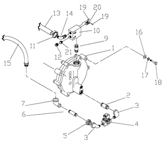 Gas Valve Assembly Diagram and Parts List for 0789-1  Generac Generator