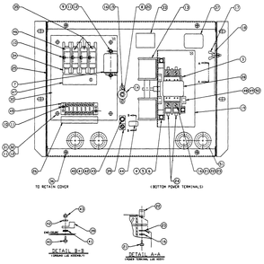 Transfer Switch Diagram and Parts List for 0991-EPS  Generac Generator