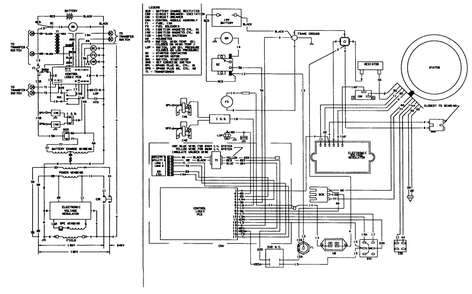 Valve Overhaul Kit And Air Cleaner Diagram and Parts List for 0865-0  Generac Generator
