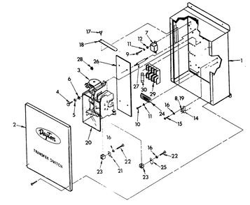 Transfer Switch Diagram and Parts List for 9008-4  Generac Generator