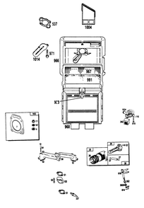 V-Twin Engine Parts (Part 1) Diagram and Parts List for 9131-0  Generac Generator