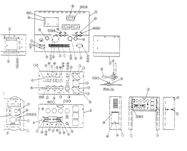 Control Panel Diagram and Parts List for 9172-1  Generac Generator