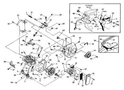 Gn-190 Engine (Idle Control) (10/95) Diagram and Parts List for 3500XL (9441-0)(9441-0) Generac Generator
