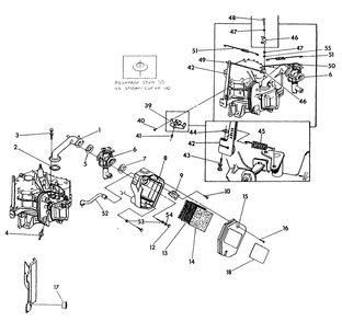 Gn-360 Engine Accessories Diagram and Parts List for 9840-2  Generac Generator