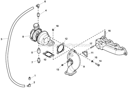 Ev Turbo 2.4l G2 Diagram and Parts List for ST06024JNSN (5509896)(2009) Generac Generator