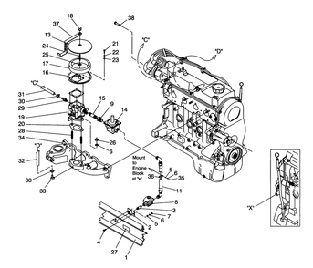 Gaseous Fuel System Diagram and Parts List for 4188-1  Generac Generator