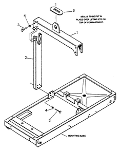 Center Lift Diagram and Parts List for 9336-5  Generac Generator