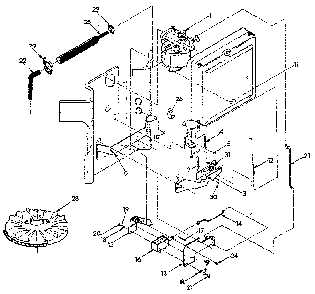 Gasoline carburetor Diagram and Parts List for 9011-0  Generac Generator