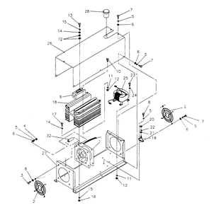 Part Location Diagram of 98397A Generac Fan, 12 Volt Dc