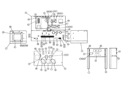 Part Location Diagram of 75331 Generac Control Panel Cover