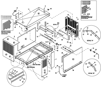 Ev Enclosure C2 2.4l G2 Turbo Diagram and Parts List for QT04854ANAC (6886217 - 7005595)(2012) Generac Generator