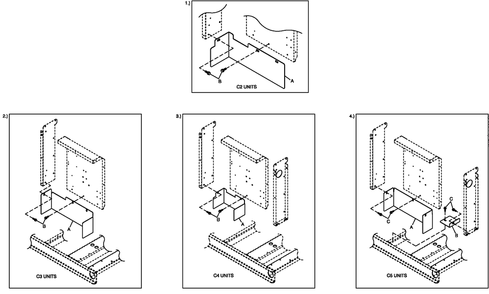 C4 Cb Connection Box Shielding C2/C4 Diagram and Parts List for 0053100 (0307V21696 - 5006V21514)(2007) Generac Generator