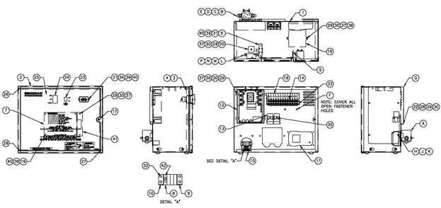 R-200c 3600 Rpm 2.4l Diagram and Parts List for QT04524ANSY (5453332 - 5453333)(2009) Generac Generator