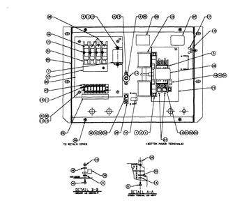 Transfer Switch Diagram and Parts List for 0845-1  Generac Generator