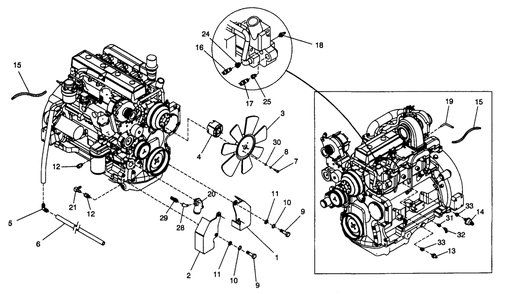 Engine 4.5l Diagram and Parts List for 4359-1  Generac Generator