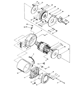 Generator Diagram and Parts List for 9154-2  Generac Generator