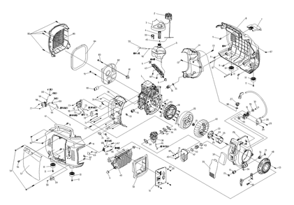 Parts Manual Ix 2000w Diagram and Parts List for 005793R3 (7885463C - 9627003)(2015) Generac Generator