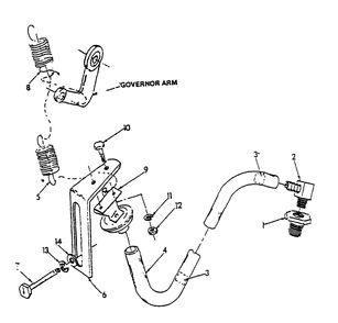 Vacuum Dash Pot Diagram and Parts List for 9303-6  Generac Generator