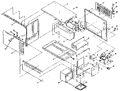 Home standby enclosure Diagram and Parts List for 9067-0  Generac Generator