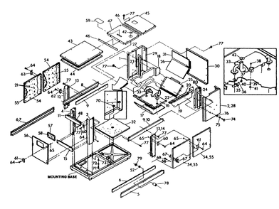 Part Location Diagram of 80710-E Generac Sound Barrier