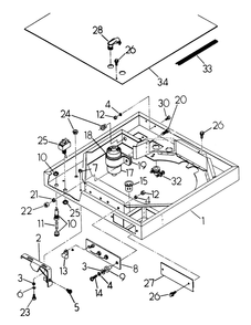 Blower Shroud Diagram and Parts List for 6318-1  Generac Generator