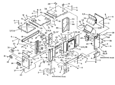 Compartment Diagram and Parts List for 9336-5  Generac Generator