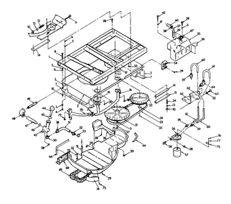 Base And Pulleys Diagram and Parts List for 9007-1  Generac Generator