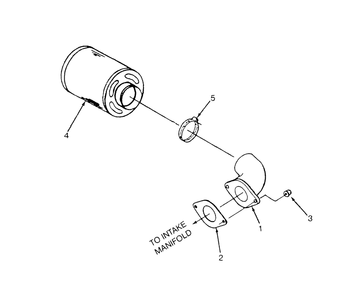 Engine Air Cleaner Diagram and Parts List for 9156-0  Generac Generator
