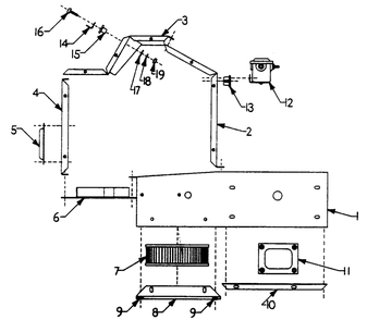 Engine Shrouding Diagram and Parts List for 5696-5  Generac Generator