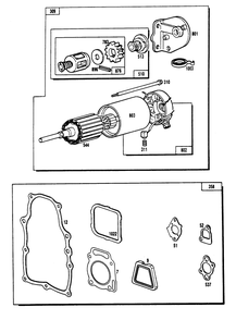 V-Twin Engine Parts (Part 3) Diagram and Parts List for 9131-0  Generac Generator