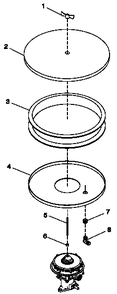 Ev Air Cleaner 4.3l G7 Diagram and Parts List for 0047490 (3650293 - 3651545)(2002) Generac Generator