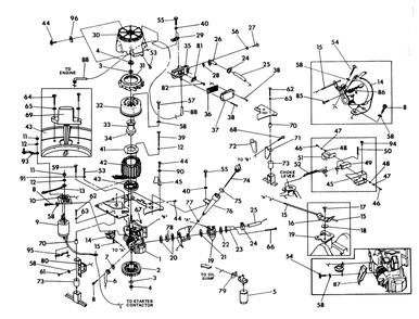 Generator Diagram and Parts List for 9557-3  Generac Generator