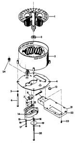 Part Location Diagram of 39489 Generac Bearing Support
