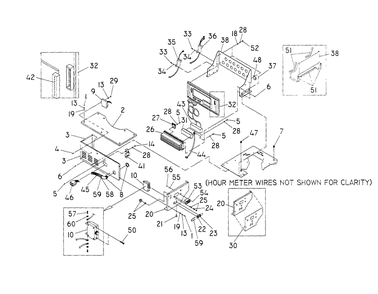 Control Panel Diagram and Parts List for 0803-4  Generac Generator
