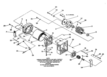 Ac Generator Diagram and Parts List for 9657-1  Generac Generator