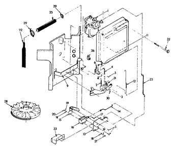 Gasoline Carburetor Diagram and Parts List for 9121-2  Generac Generator