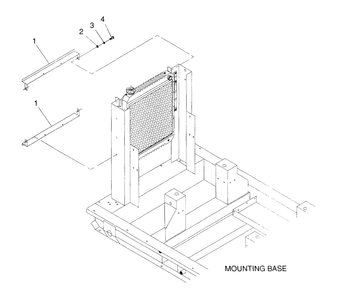 Air Outlet Diagram and Parts List for 4589-0  Generac Generator