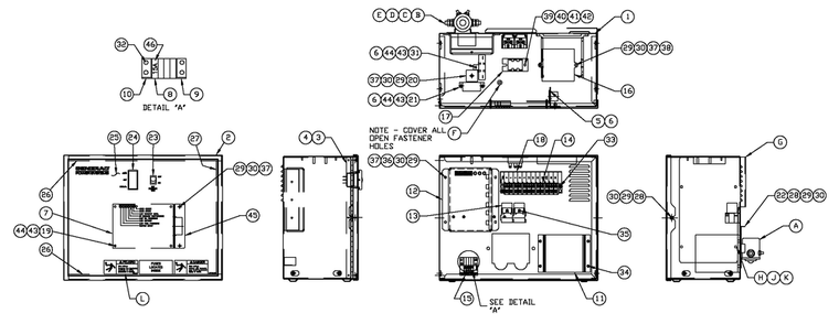R-200 3600 Rpm Diagram and Parts List for 0052610 (4370455 - 4409833)(2006) Generac Generator