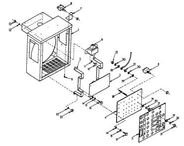 Voltage-Phase Selector Board Diagram and Parts List for 9303-6  Generac Generator
