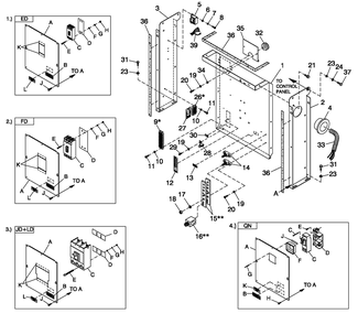 Cpl C2 And C4 Flex Hsb Diagram and Parts List for 0052260 (0005V08705)(2005) Generac Generator